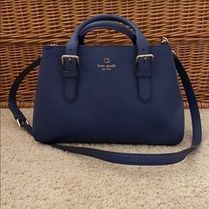 Kate Spade blue cross body, hardly ever used! In